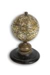 (GLOBE.) Winter, T. B. Fine miniature ivory globe which opens to a sundial.